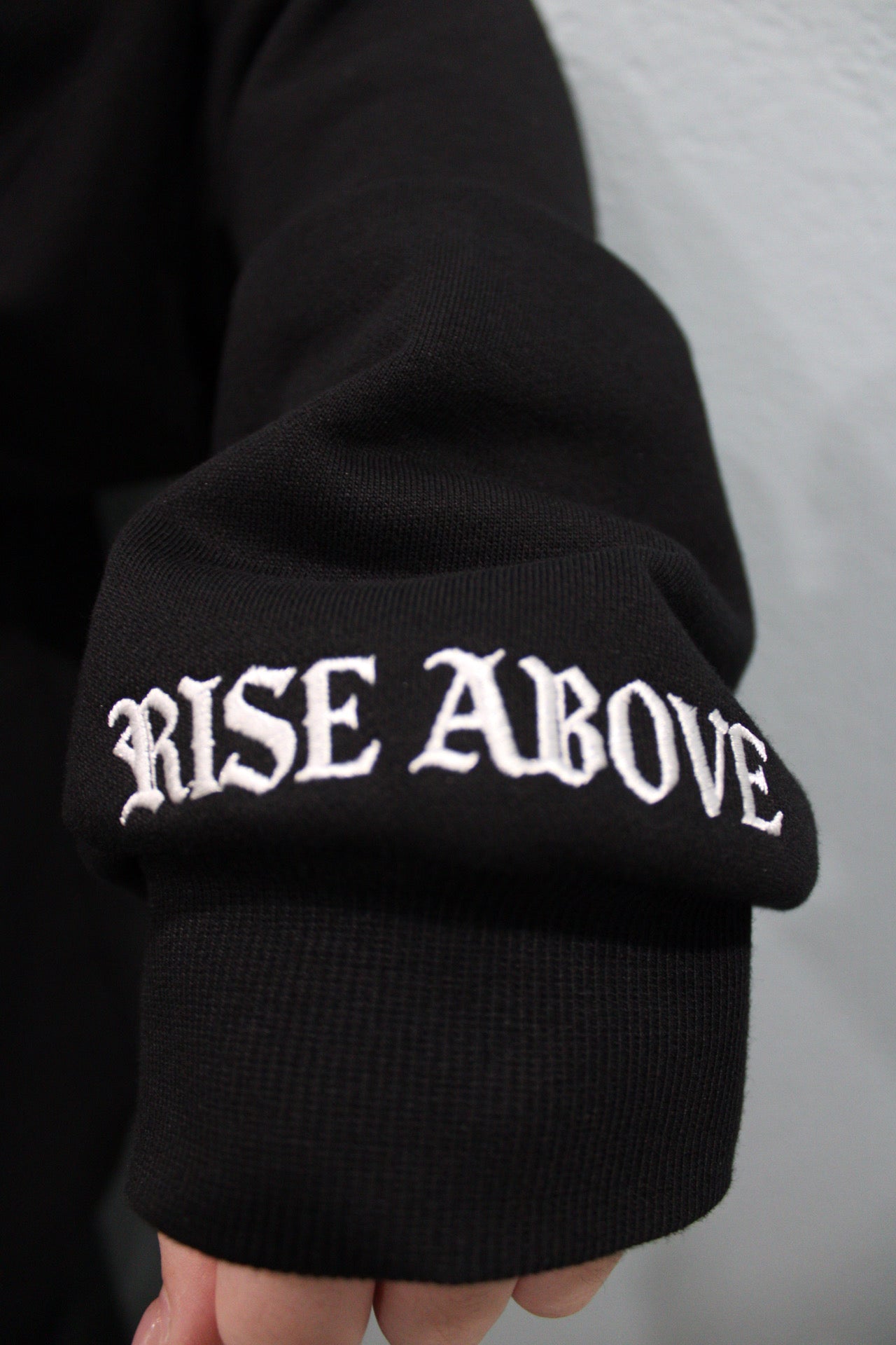 Rise Above Embroidered Hoodie