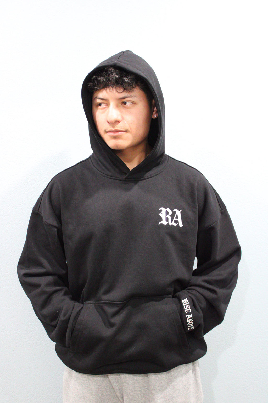 Rise Above Embroidered Hoodie