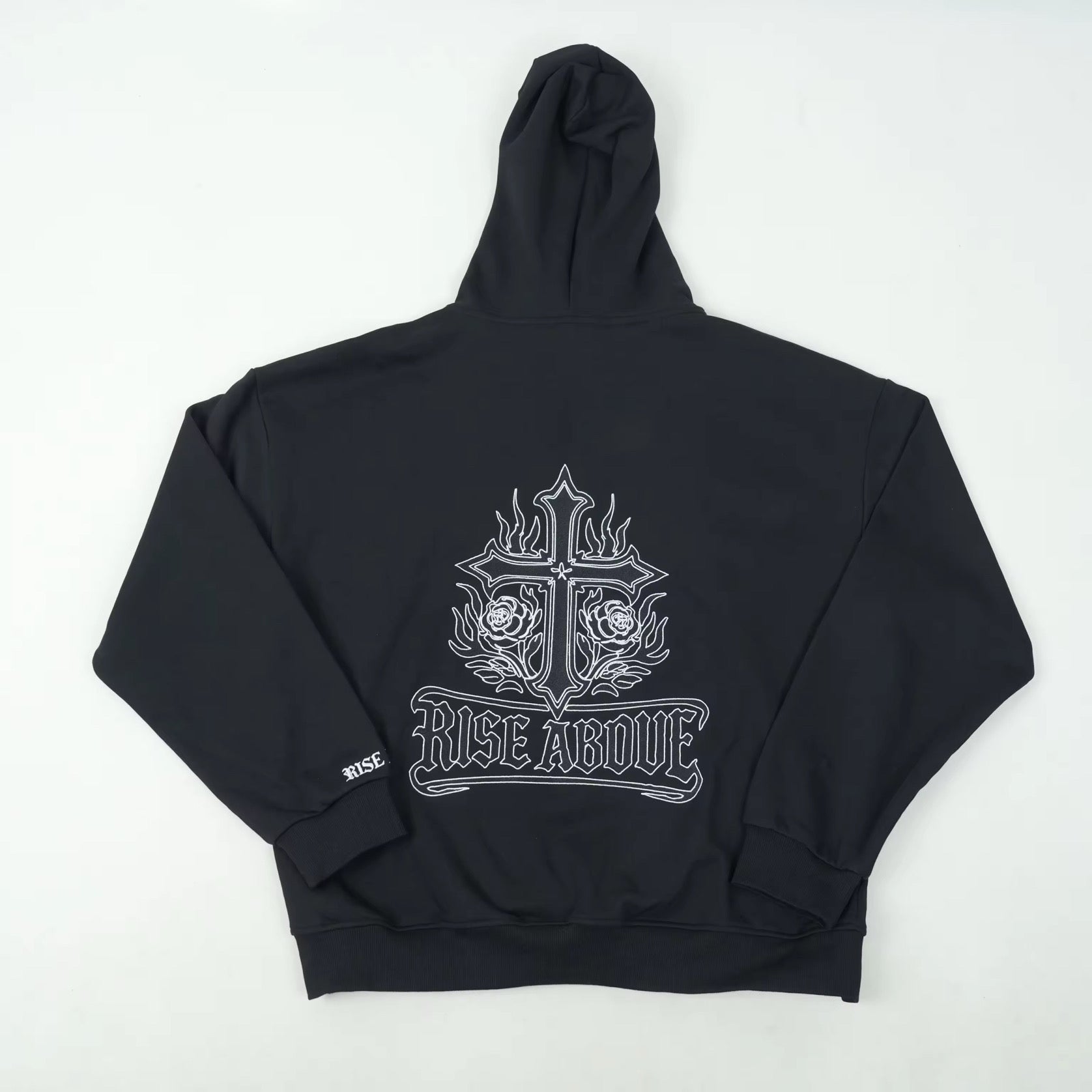 Rise Above Embroidered Hoodie