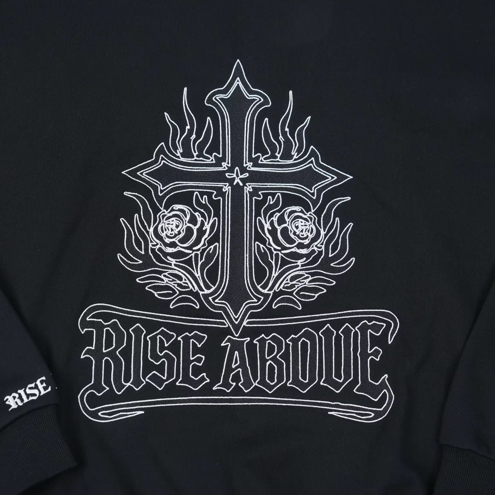 Rise Above Embroidered Hoodie